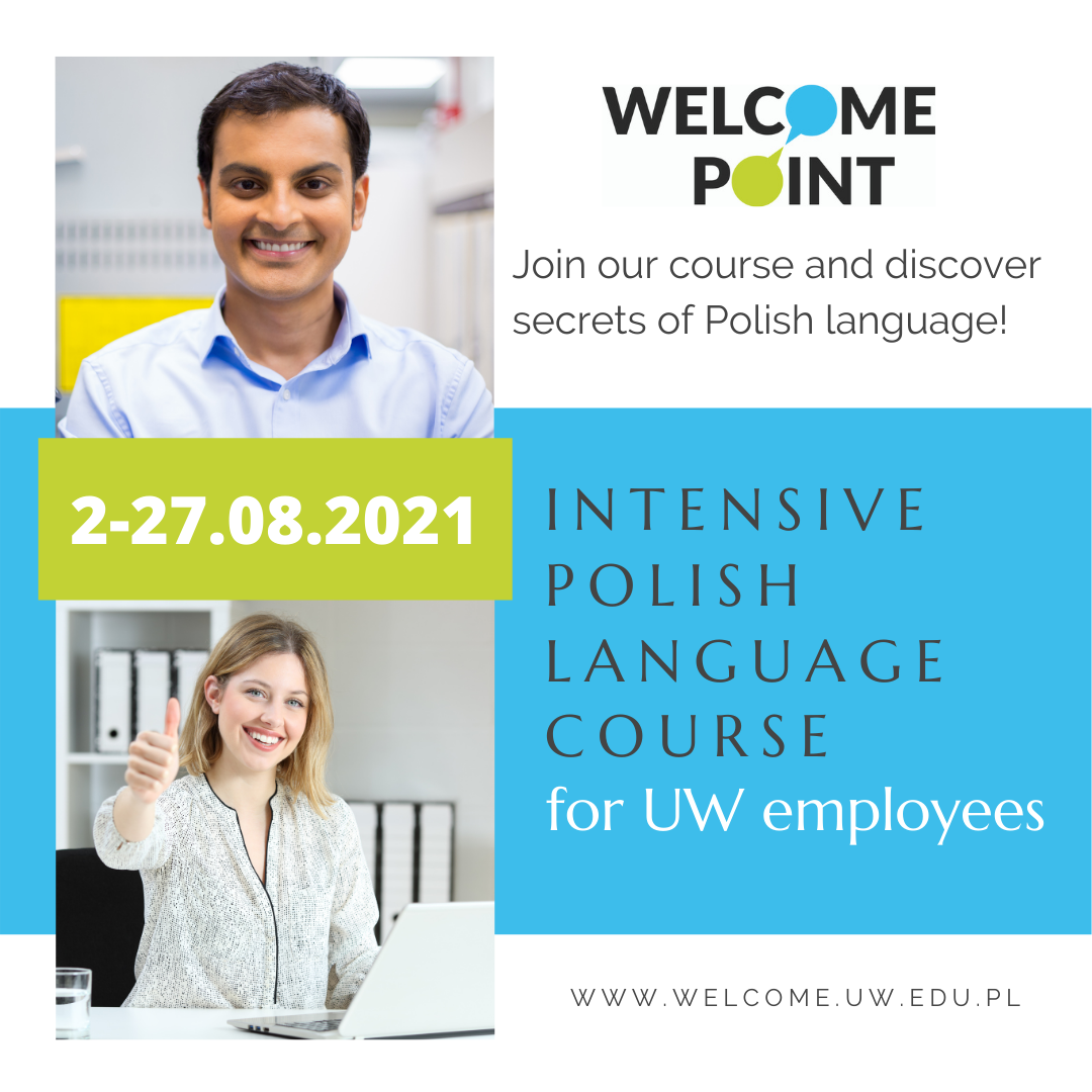 Polish Language Course will take place on 2-27.08.2021